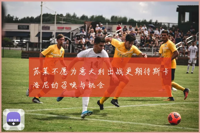 苏莱不愿为意大利出战更期待斯卡洛尼的召唤与机会
