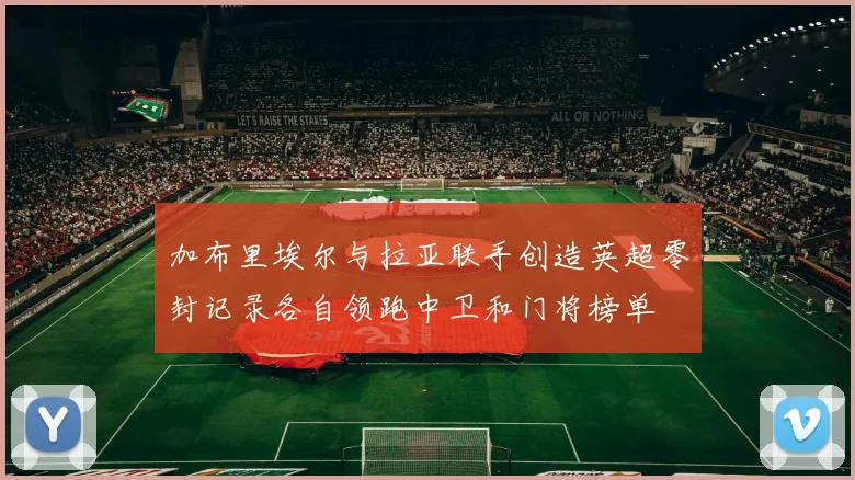 加布里埃尔与拉亚联手创造英超零封记录各自领跑中卫和门将榜单